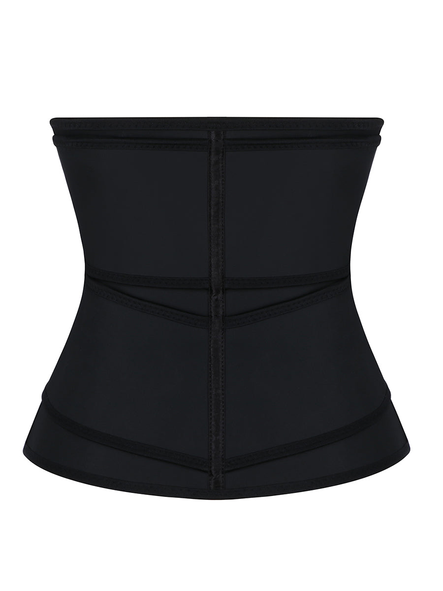Latex Waist Slimmer mit YKK Reißverschluss und zwei Gürteln
